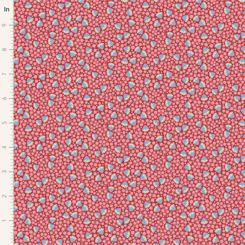 Tilda Patchwork Stoff Baumwolle - Wallflower - Bellflower Pink